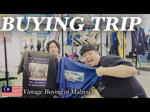 【海外買付】YouTube初公開！？Vintage Tシャツを求めて未開の地マレーシアへ！