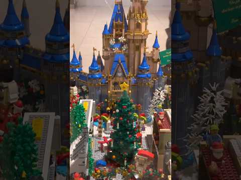 Lego Christmas Village | Shangri-La Edsa #shorts #lego  #LegoChristmasVillage #shortvideo #christmas