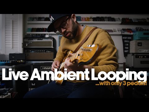 Just three pedals!? Live Ambient Guitar Looping [Happy Saturday!]