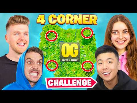 The OG FORTNITE 4 CORNER Challenge!