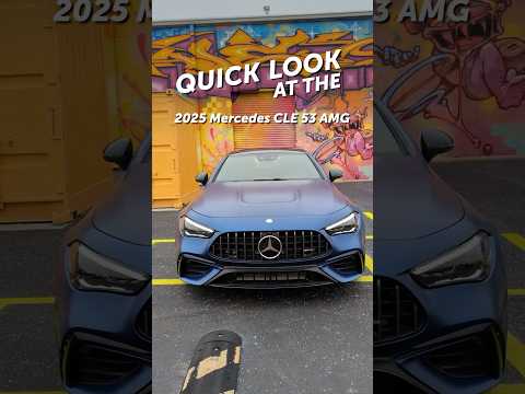 Check out the 2025 Mercedes-AMG CLE 53...