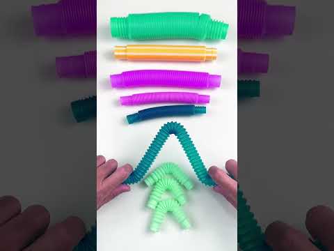 Creation of Pop Tubes Compilation Toy ASMR DIY #satisfying #compilation #poptube #relaxing #asmr