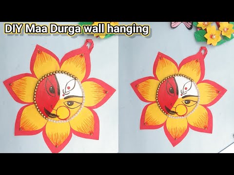 Wall hanging/Wall decor ideas for navratri #diy #artandcraft #navratrispecial #craft #wallhanging