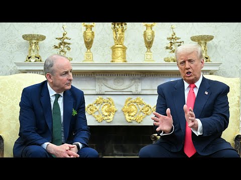 🔴 Pres. Trump meets Irish PM Martin