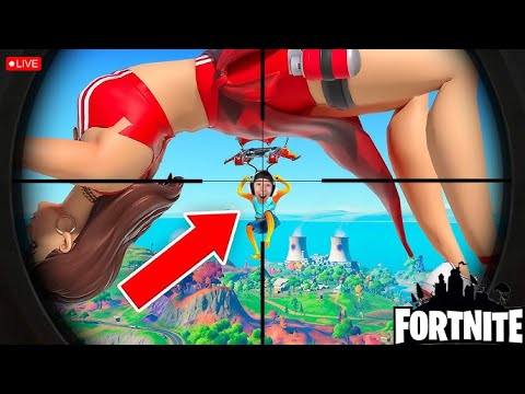 LIVE! - DESTROYING KIDS IN FORTNITE! (NEW)