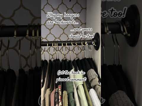 Learn the hack that makes purging your closet easier! | Closet organizing tip