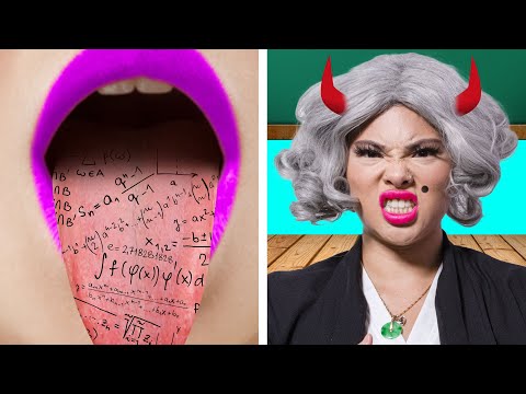 Bad Teacher is My Stepmom?! Funny School Situations & Parenting Hacks by Crafty Hacks