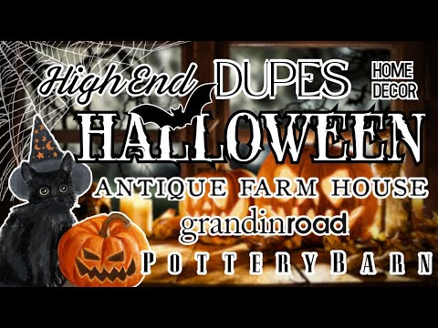 How to HALLOWEEN on a Budget!  Affordable HIGH END Dupes using THRIFTED ITEMS!