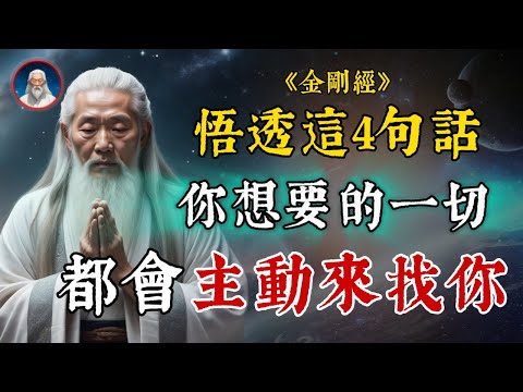 《金剛經》悟透這四句話，你想要的一切，都會主動來找你！