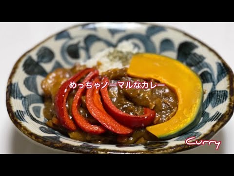 【箱に書いてある作り方どおりのカレー】ニンニクも生姜も隠し味も入れないそのまま箱の説明どおりカレー