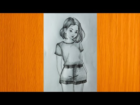 How to draw a beautiful girl face easy for beginners ||beautiful drawing step by step|pencil drawing