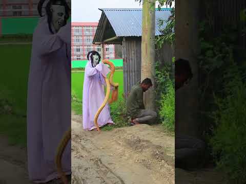 SCARY KING COBRA SNAKE VS GHOST ATTACK PRANK ! Furti Fun Tv#shorts #funny