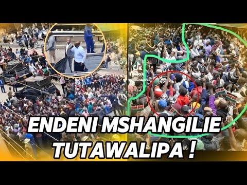 SEE HOW RUTO'S TEAM HIRED YOUTHS FROM DANDORA,MATHARE AND HURUMA TO CHEER HIS NAIROBI TOUR!!