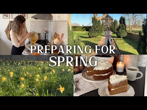 Slow Life in February: Preparing for Spring in the English Countryside | Baking & Gardening Vlog UK