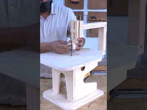 Impressive Scroll Saw with Sander Bobbin for woodworking Hacks #shorts #woodworking #trending