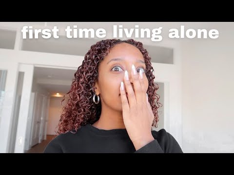 moving out alone for the first time