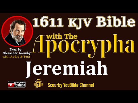 24~ New | JEREMIAH KJV  | Audio and Text | by Alexander Scourby | God is Love and Truth.