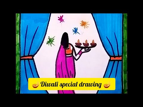 Diwali special drawing 🪔✨