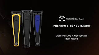 The Man Company Premium 5 Blade Razor for Men | Diamond-Coated Razor Blades