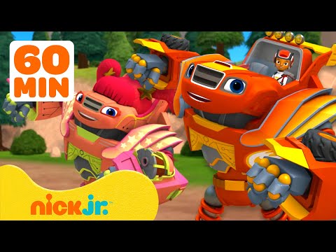 60 MINUTES of Blaze's Best FAMILY Races & Adventures! ❤️ | Blaze and the Monster Machines | Nick Jr.