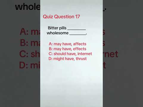 Quiz Question 17 #englishgrammar #englishquizchannel #grammarbasic