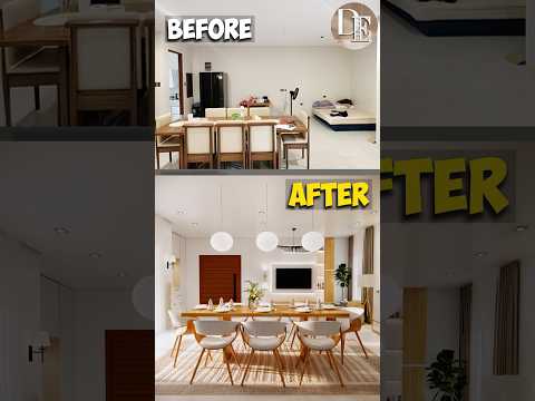 Scandinavian Dining Room Glow-Up! : BEFORE & AFTER