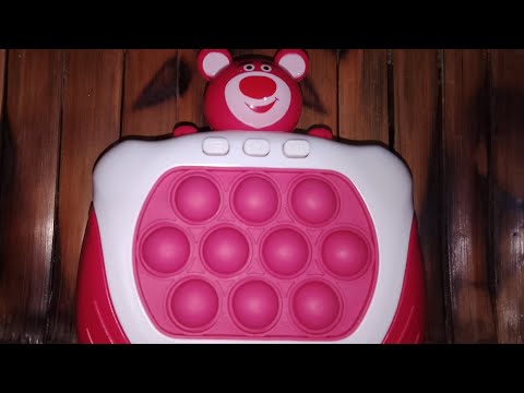 6 Minutes Satisfying with Strawberry Fast Push Game Console Pop It