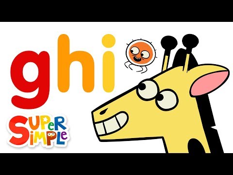 The Letters G-H-I | Pratfall ABCs | ​​🌈 Super Simple ABCs