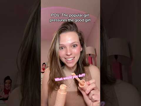 What should she do?? #pov #populargirl #houseparty #skit #satire #nicegirl