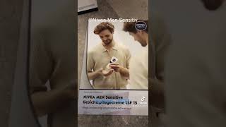 (Werbung) Nivea Men Sensitiv Gesichtspflegecreme LSF15 #nivea #nivealiebe #niveabotschafter @nivea