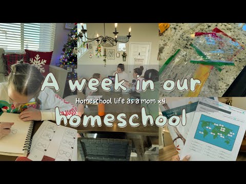 A WEEK IN OUR HOMESCHOOL VLOG||A REAL HONEST LOOK AT A TYPICAL WEEK ✨🎄📝