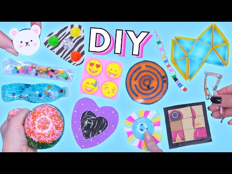 13 DIY Fidget toy! Viral TikTok fidget toys