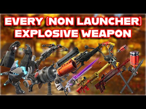 Ranking EVERY *non-launcher* EXPLOSIVE WEAPON In FORTNITE HISTORY From WORST To BEST