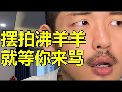 那個被全網罵的沸羊羊，竟然是擺拍的？？？| 紋翼大叔