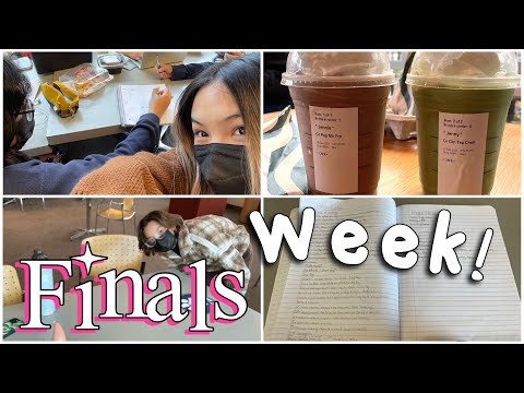 FINALS WEEK VLOG!