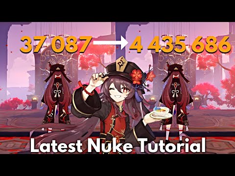 Peak Hu Tao 4.5 Million Nuke Tutorial Genshin Impact