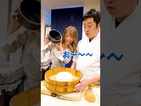 【下ネタあり】ギャルの炊飯器で作る鮨屋のまさる特製の海鮮丼が豪華すぎた！#shorts