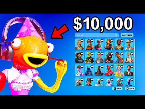 Trading a $1 Fortnite Account into a $10,000 RARE Account!