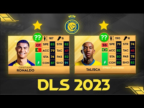 DLS 23 AL-NASSR PLAYERS!💥 (ft. Ronaldo, Talisca, etc)