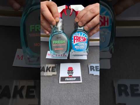 Fake vs Real Moschino Fresh Couture Perfume