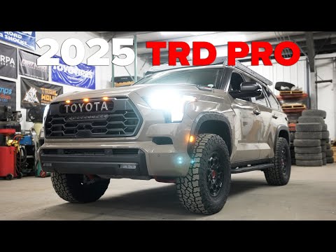 2025 Toyota Sequoia TRD Pro Build - Lift, Rack, 35s | Runnin4Tacos