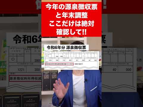 【年末調整/源泉徴収票】今年は絶対にここだけは確認して！知らずに損しているかもしれません…。