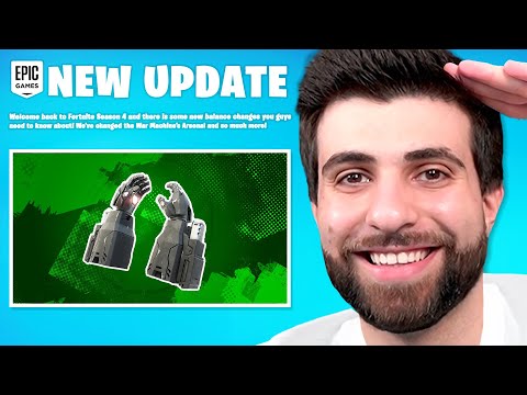 FORTNITE SEASON 4'S FIRST UPDATE!