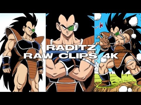 Raditz Raw Clips [4k] quality Scenepack