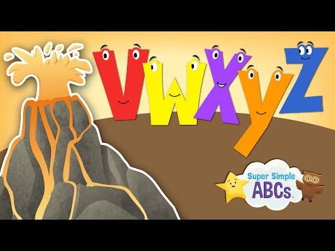 The Sounds of the Alphabet | v-w-x-y-z | ​​🌈 Super Simple ABCs