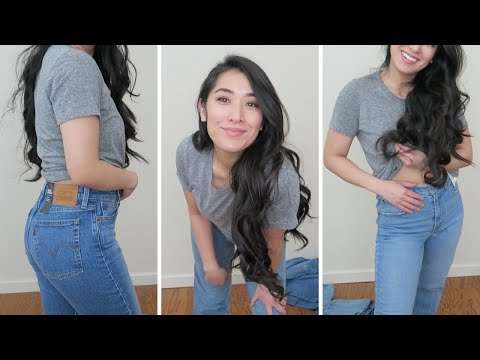 Trying on JEANS - Dad, Mom, 90s, Wedgie | Abercrombie & Fitch, American Eagle, Levi's