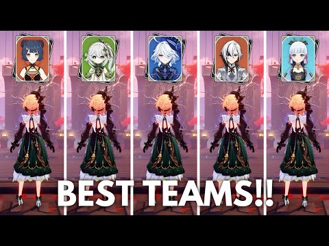 Best Burning Teams for C0 Emilie!! Genshin Impact