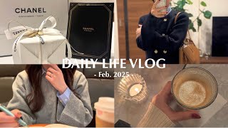 〈vlog〉社会人の日常🌿転職記念ジュエリー🤍パリ購入品🥖（CHANEL,POLENE,SANDRO...）最終出社日と有休消化の日々☕️