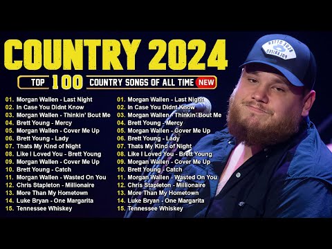 Country Music Playlist 2024 🎶 Luke Combs, Chris Stapleton, Kane Brown, Morgan Wallen, Jason Aldean