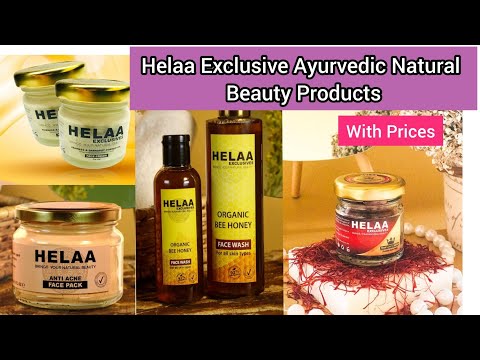 Best 7 Helaa Exclusive Products Range| Organic & Ayurvedic skincare products| 100% Natural | Be Glam